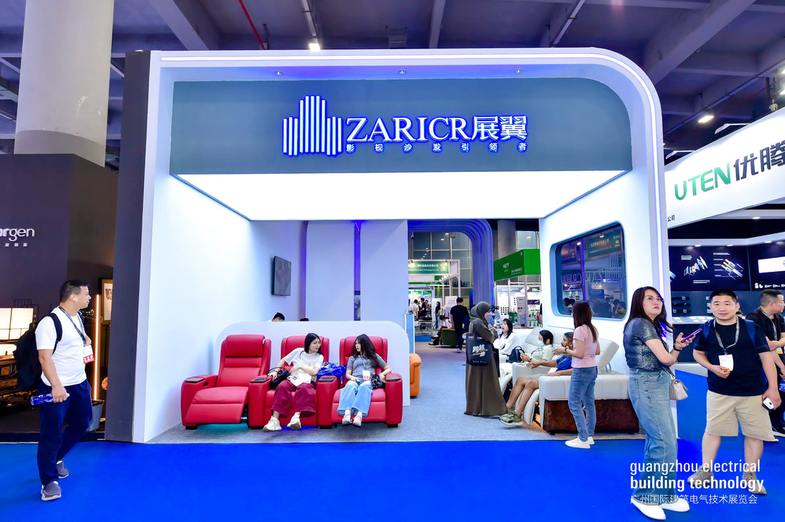 ZARICR Shines at the 2025 Guangzhou International Lighting Exhibition, Showcasing Luxury Home Theater Seating
