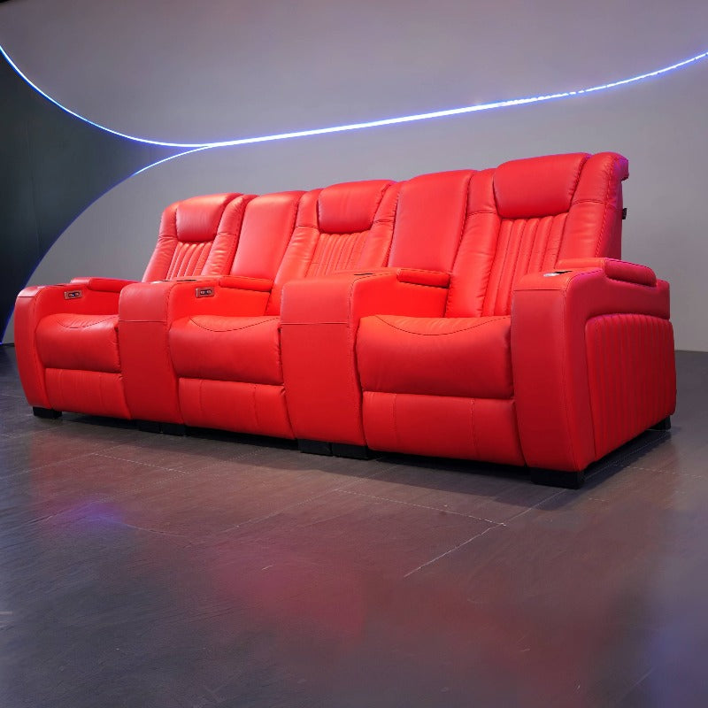 私人别墅家庭座位智能电影厅家庭影院组合沙发
