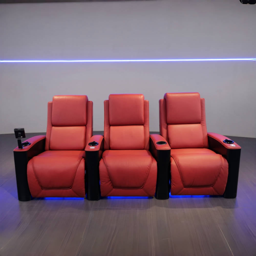 Home theater sofa villa high-end custom electric function recliner viewing sofa