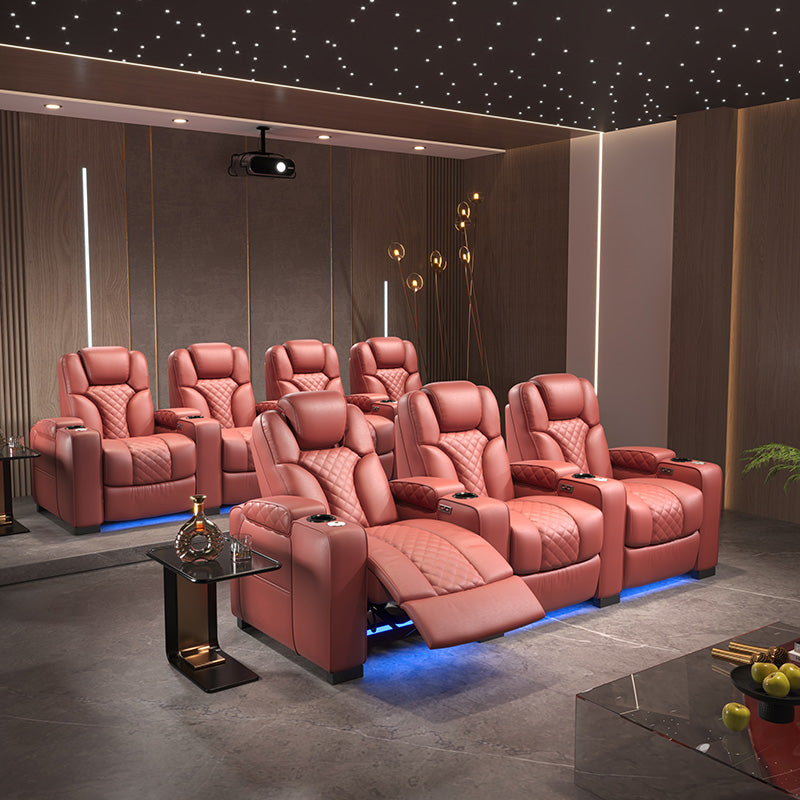 New product sofa factory direct sales private home theater cinema viewing room leather combination seats