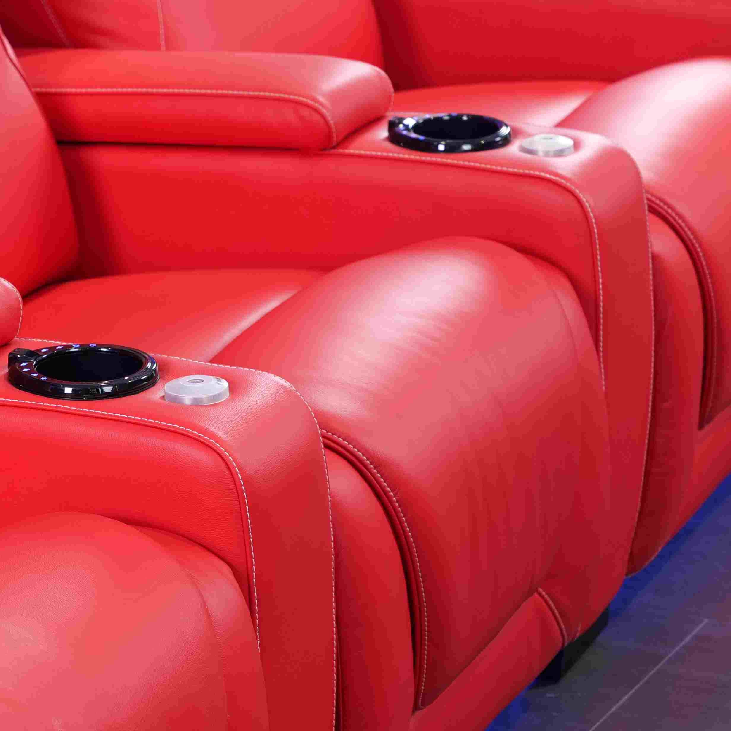 Home cinema sofa can be customized to feature a combination of luxury private villa electric sofa cinema chair