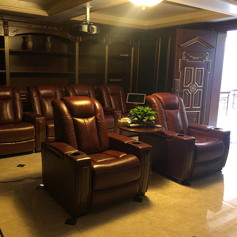 Home cinema sofa video hall leather multi-functional electric chair intelligent living room sofa combination