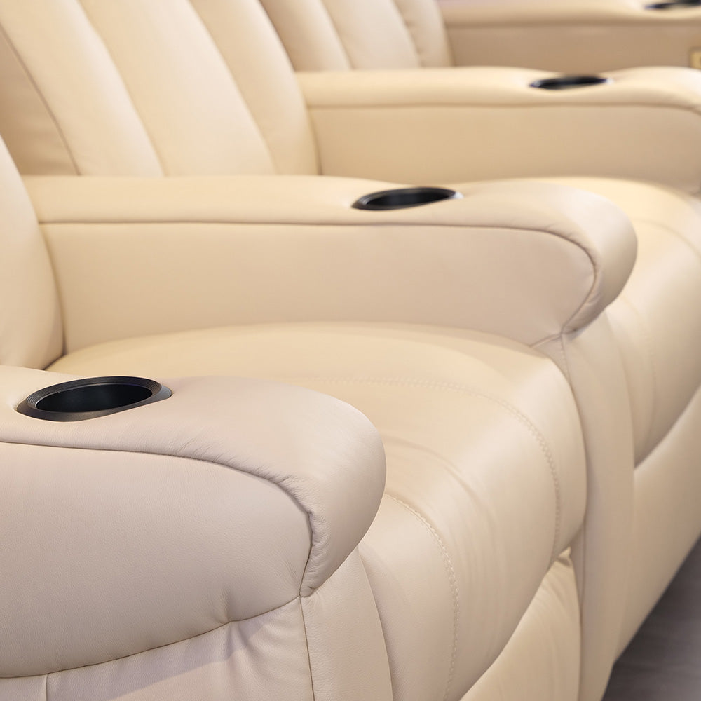 Home Theater Chair Deluxe features Electric seating cabin Modern private theater leather sofa